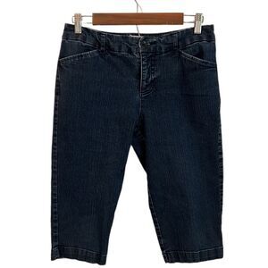 St John’s Bay Crop jeans 8P dark wash